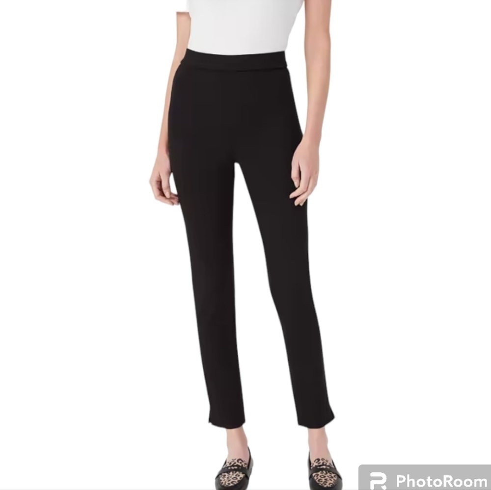 Kate Spade black pull on slim leg pants medium